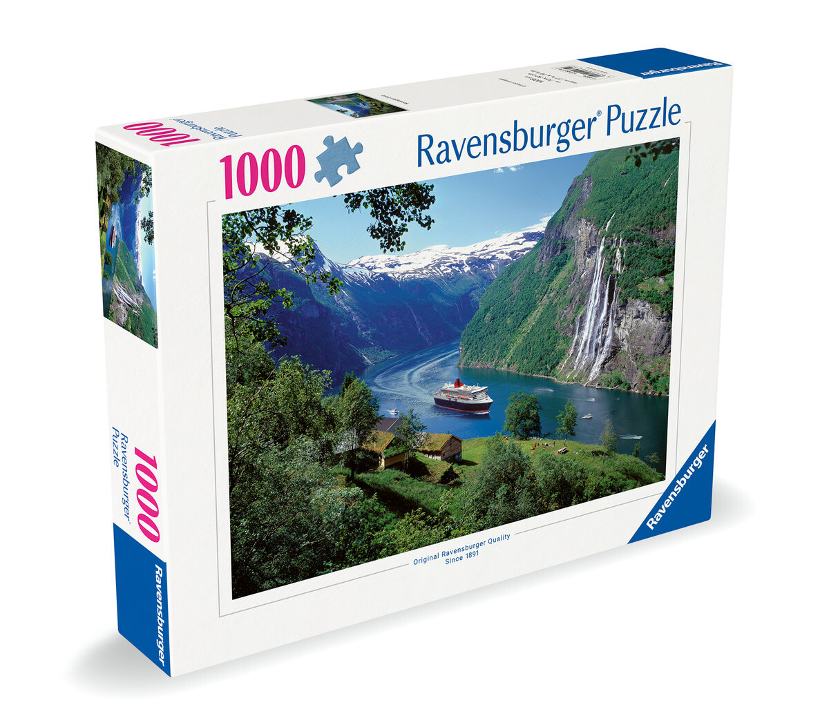 

2D пазл: Фьорд в Норвегии 1000 деталей Ravensburger