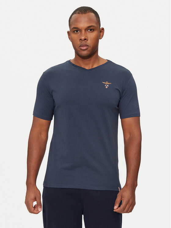 

Футболка обычного кроя AM1UTI002 Aeronautica Militare, синий