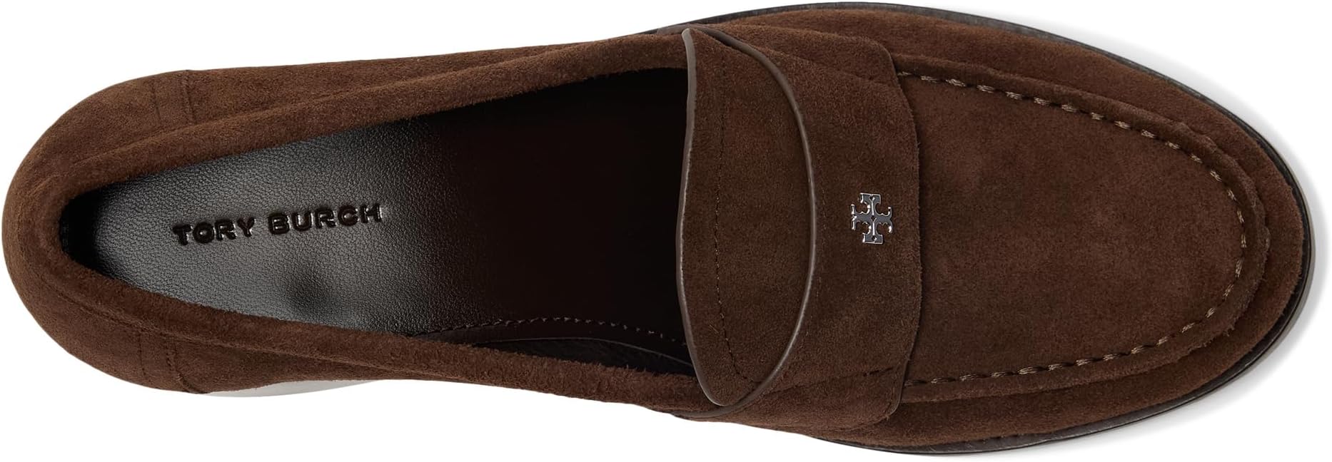 Лоферы Tory Burch Classic Heeled Loafers 55mm, цвет Dark Cocoa — фото 2