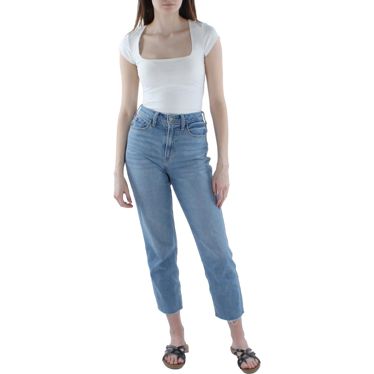 

Женский трикотажный боди-рубашка Square Eyes Intimately Free People, белый