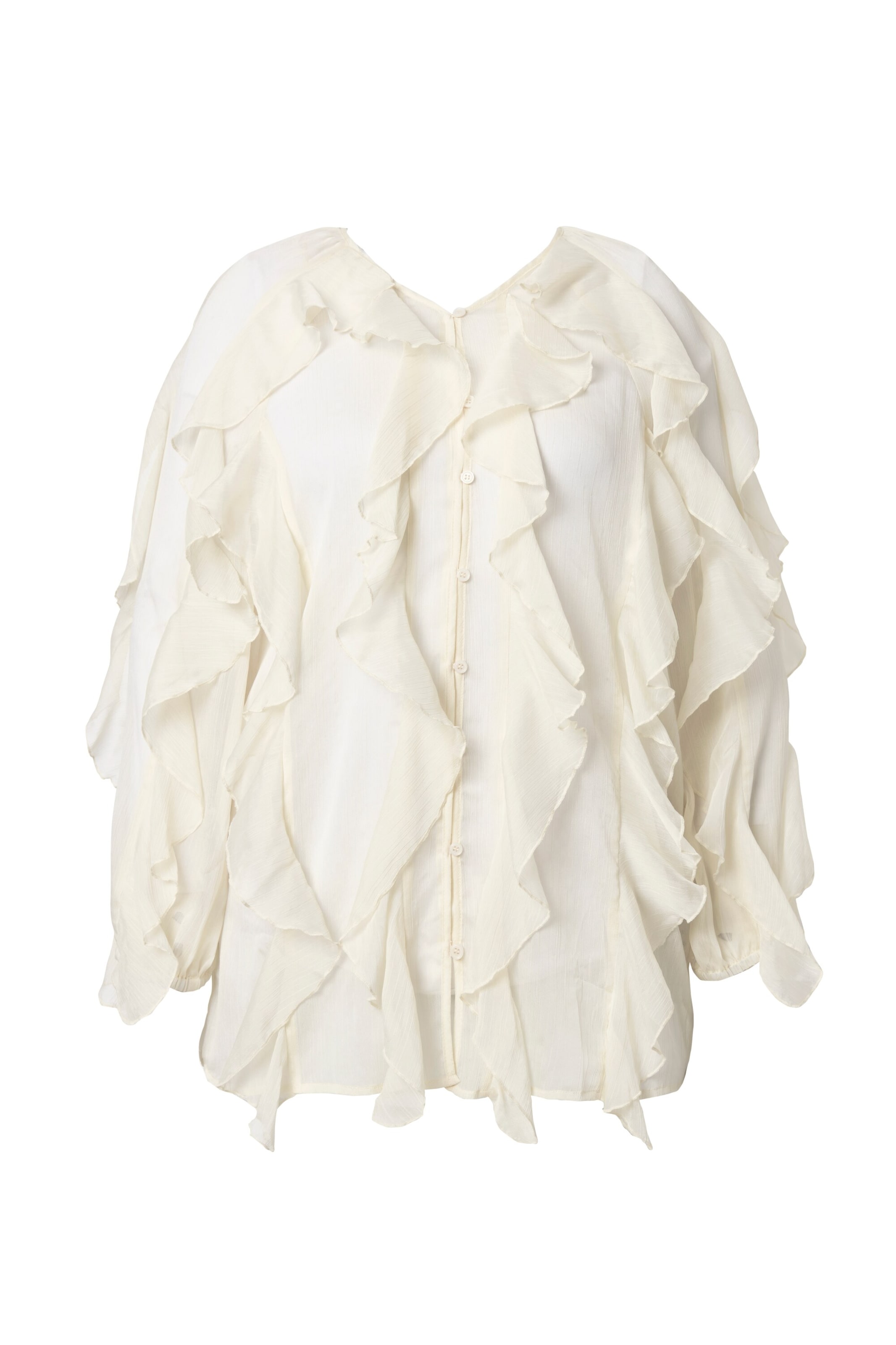 

Ulla Popken Блузка в пастельно-желтом цвете