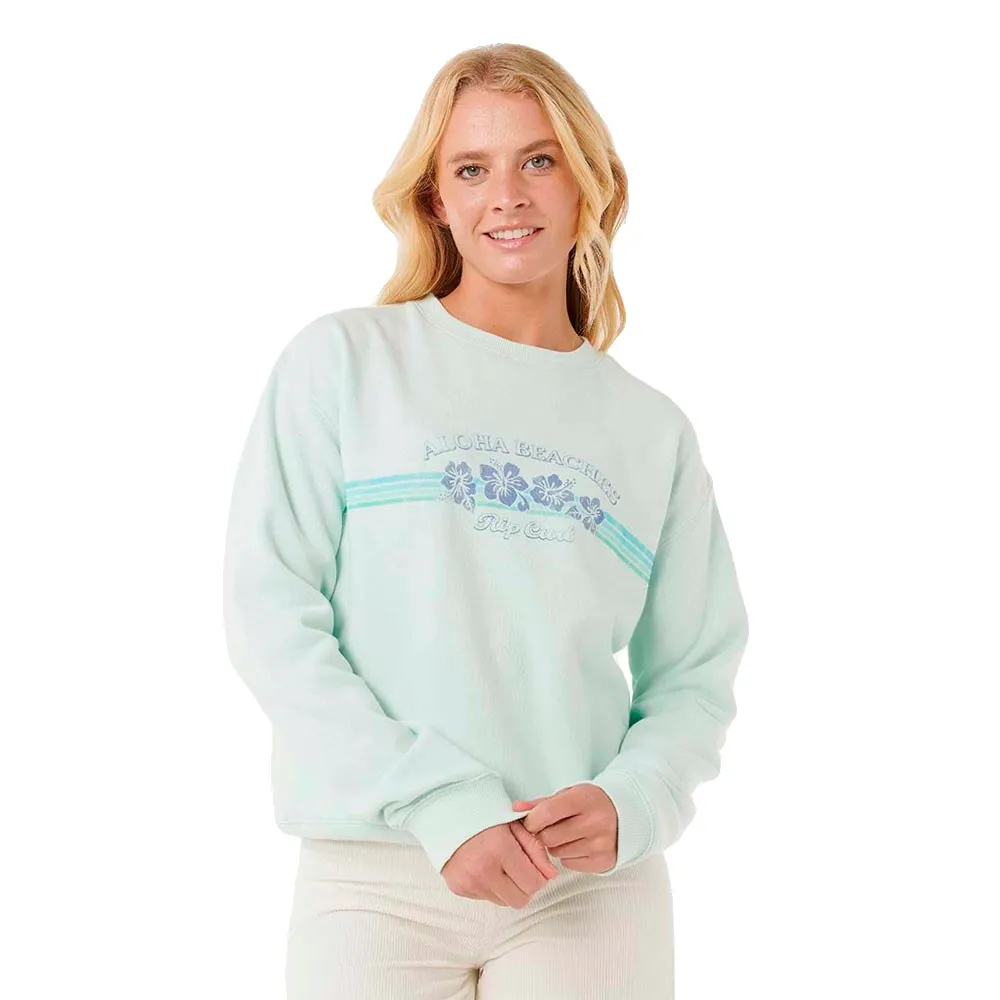 

Толстовка Rip Curl Keepsakes Relaxed Crew, зеленый