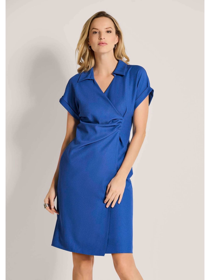 

MADELEINE Платье-халат королевского синего цвета