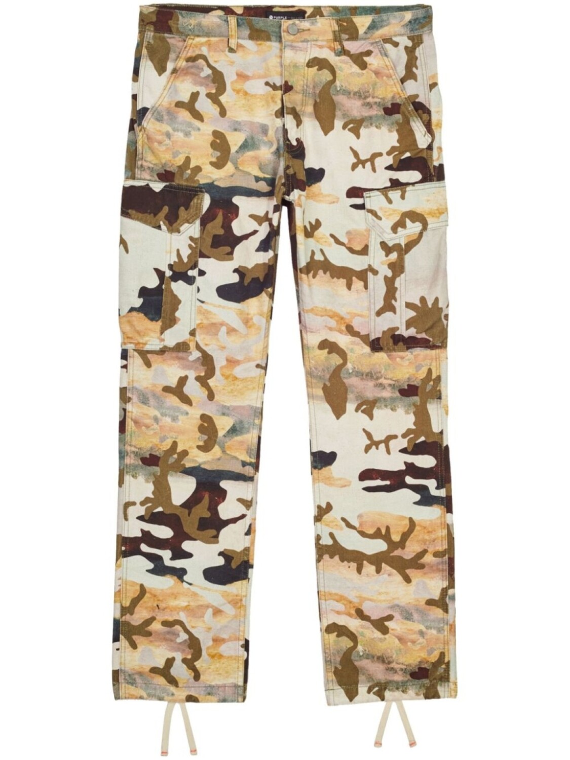 

Брюки карго Impressionist Camo Purple Brand, белый