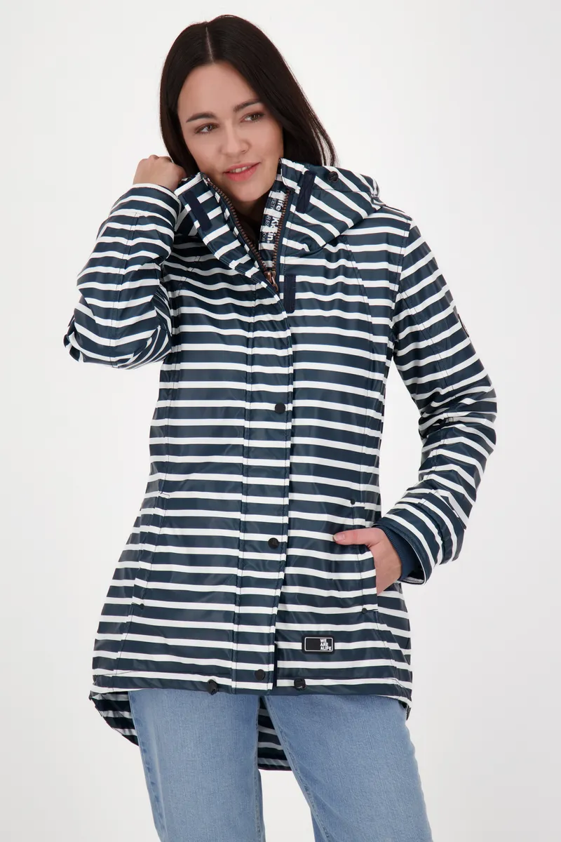 

Alife & Kickin зимняя куртка "ElmaAK B Rainjacket женская зимняя куртка, куртка на подкладке", цвет морской волны