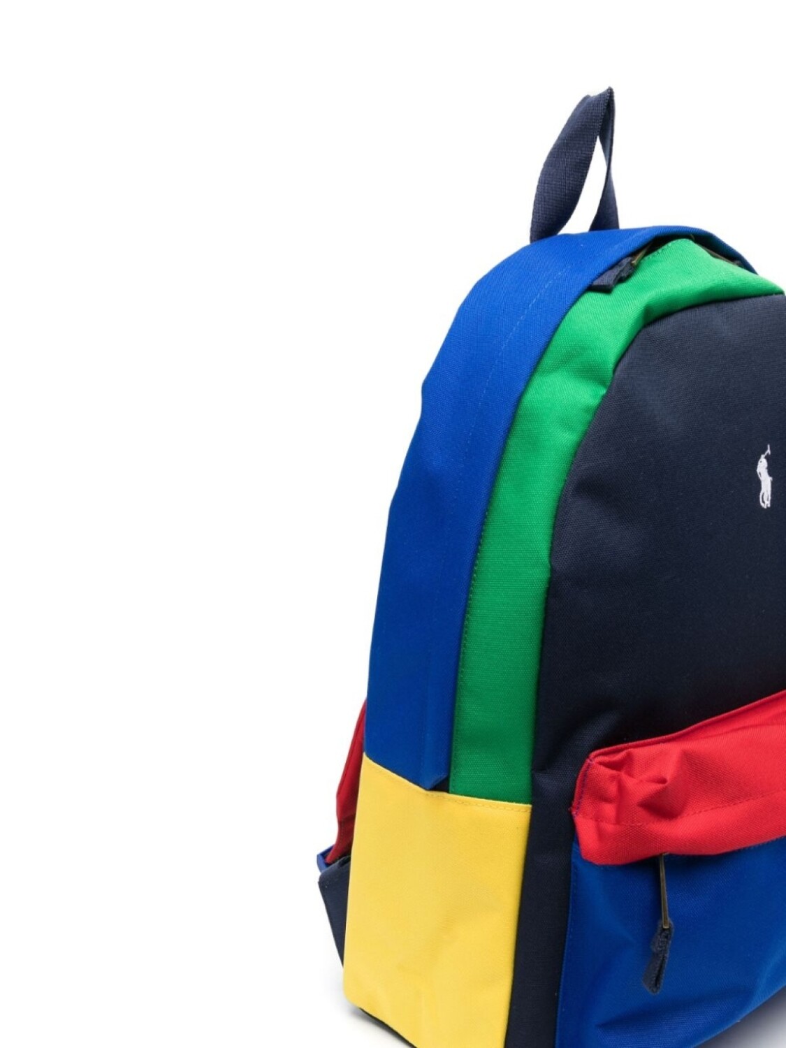 POLO RALPH LAUREN KIDS джемпер Polo Pony в стиле колор-блок, синий — фото 2
