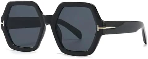 

Модные солнцезащитные очки Polygon 2026 для женщин, ретро-очки большого размера, женские солнцезащитные очки, мужские очки с защитой от УФ-излучения UV400 MTZJH, C1