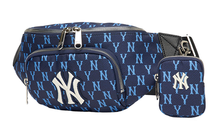 

MLB Сумка-трансформер из полиэстера Monogram Collection, сумка через плечо, обычная, унисекс, морской синий