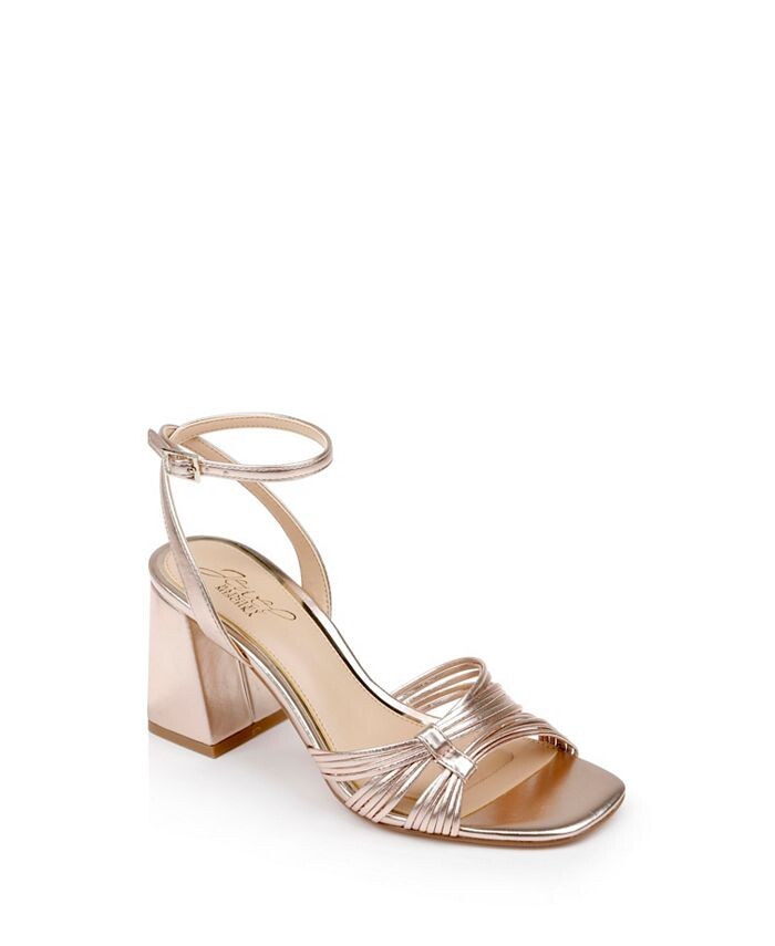 

Женские сандалии под платье Michelle Jewel Badgley Mischka, розовый