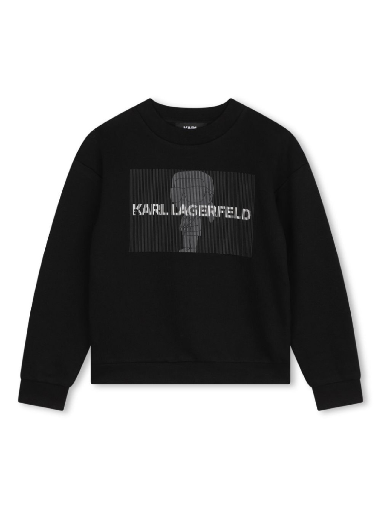 

Karl Lagerfeld Kids толстовка с графичным принтом, черный