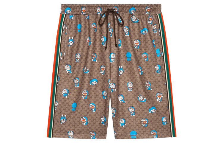 

Шорты Gucci x Doraemon Fujiko-Pro, коричневый