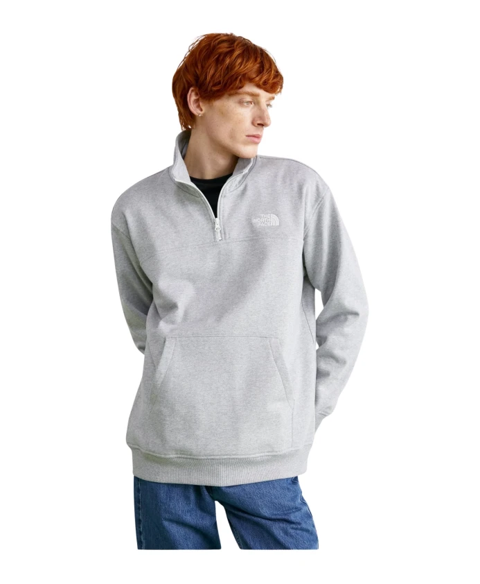 

Незаменимая толстовка на молнии The North Face, серый
