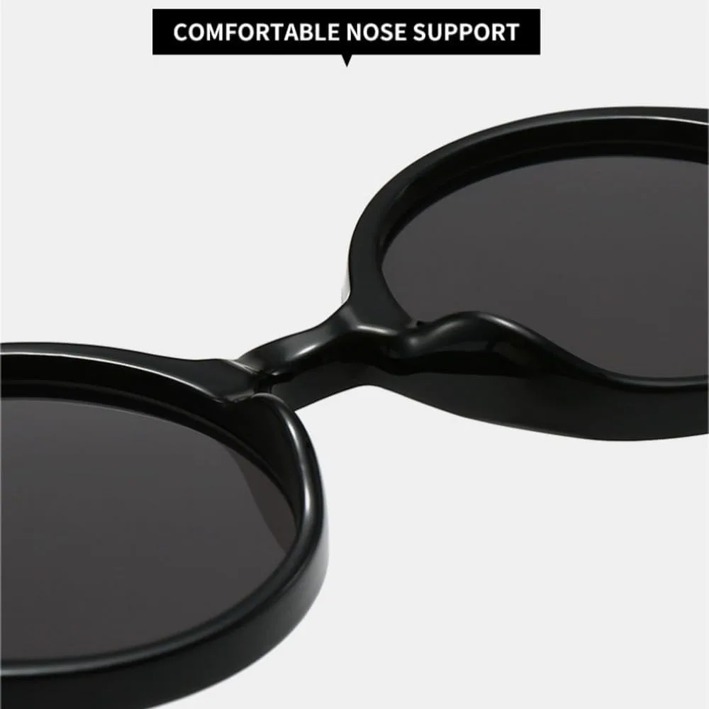 

Ретро круглые солнцезащитные очки для женщин, модные градиентные очки с защитой от УФ-излучения UV400, модные панк-солнцезащитные очки для мужчин SKFGNX, Blue Grey