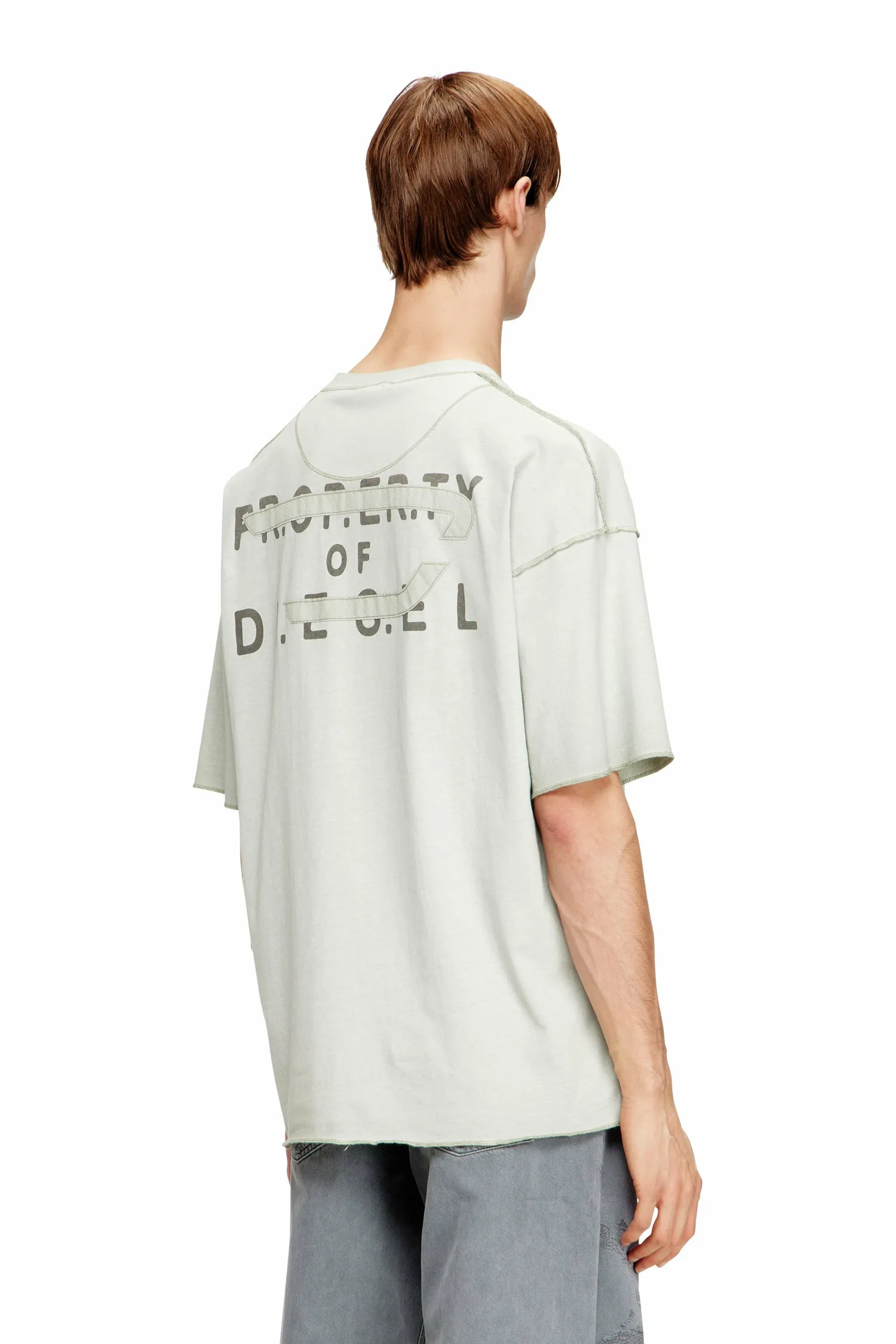 Мужская футболка T-LOOK Diesel, Gray and other shades — фото 2