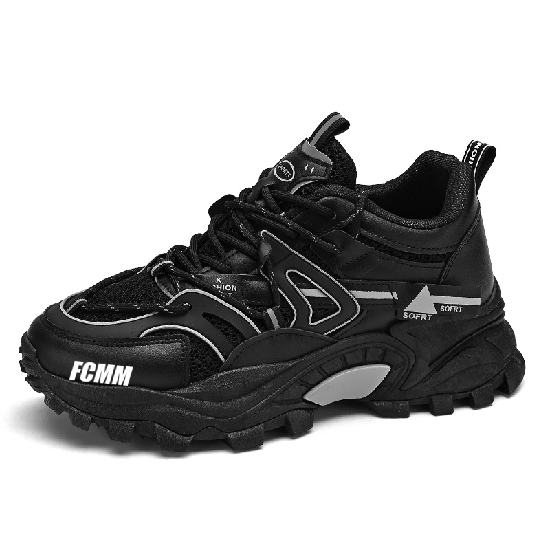 

Дышащие низкие повседневные кроссовки для подростков FCMM, черный