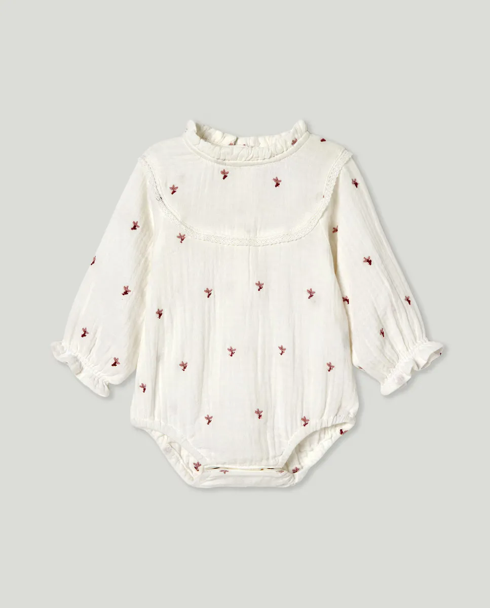 

Детский комбинезон с длинными рукавами Baby El Corte Inglés, белый