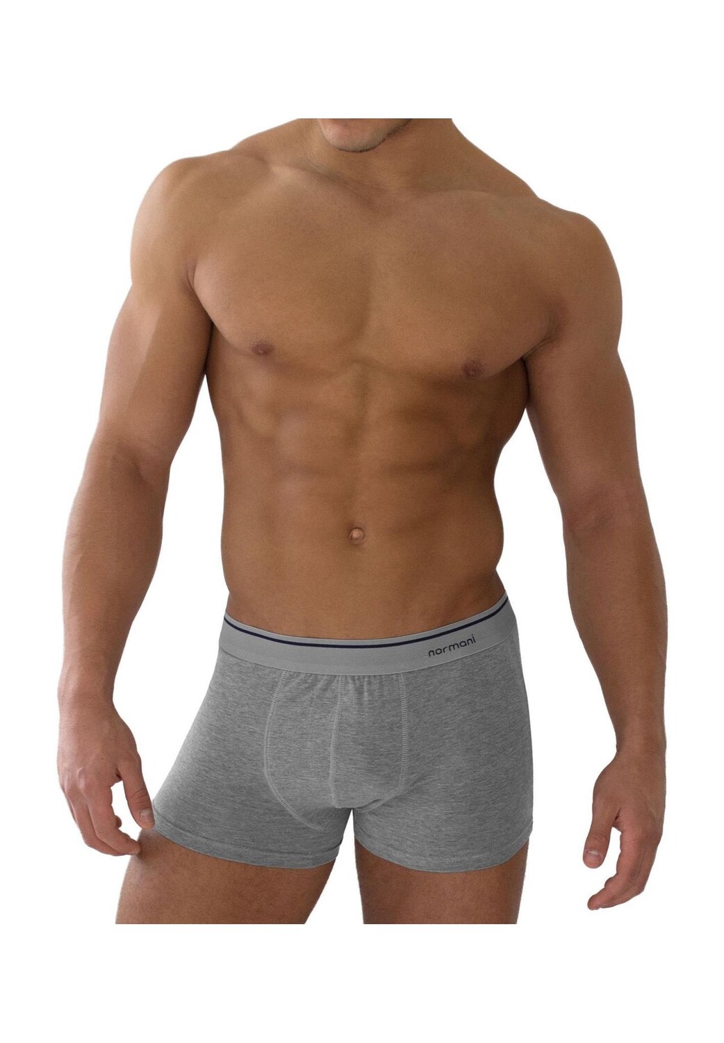 

Набор из 6 боксеров в стиле ретро из хлопка normani, серый