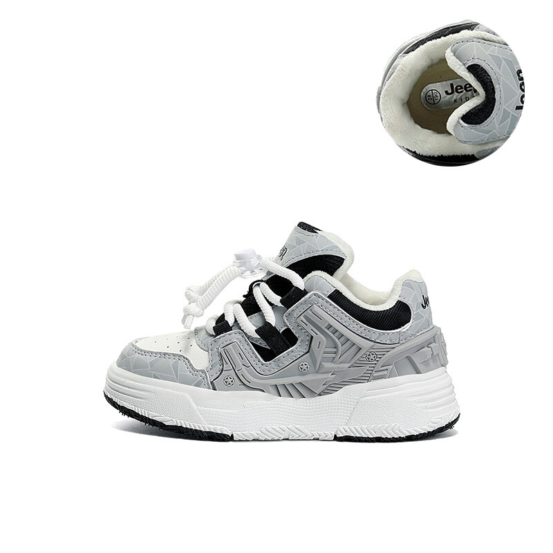 

Детские кроссовки для скейтбординга Kids Low-top Grey Jeep, черный