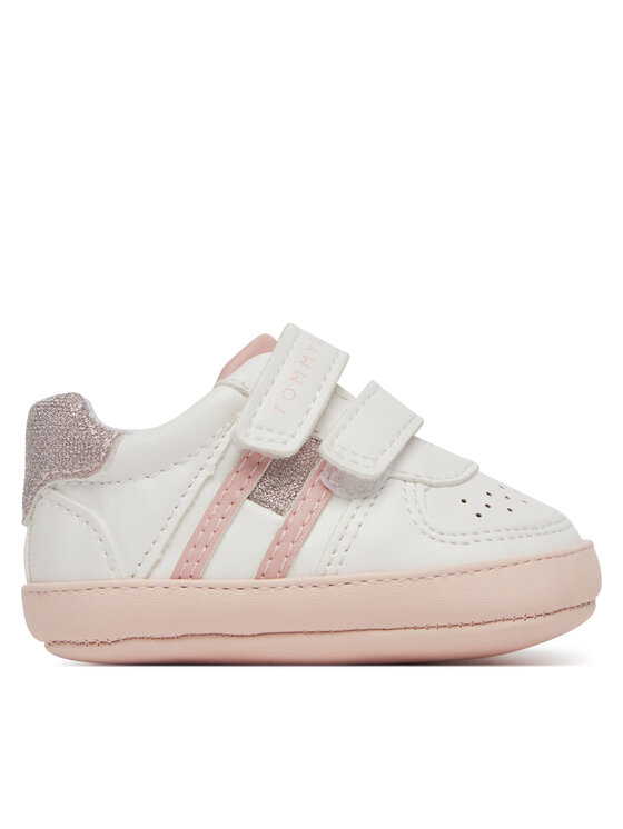 

Кроссовки Flag Low Cut Velcro Sneaker T0A9-33721-1528 Tommy Hilfiger, белый