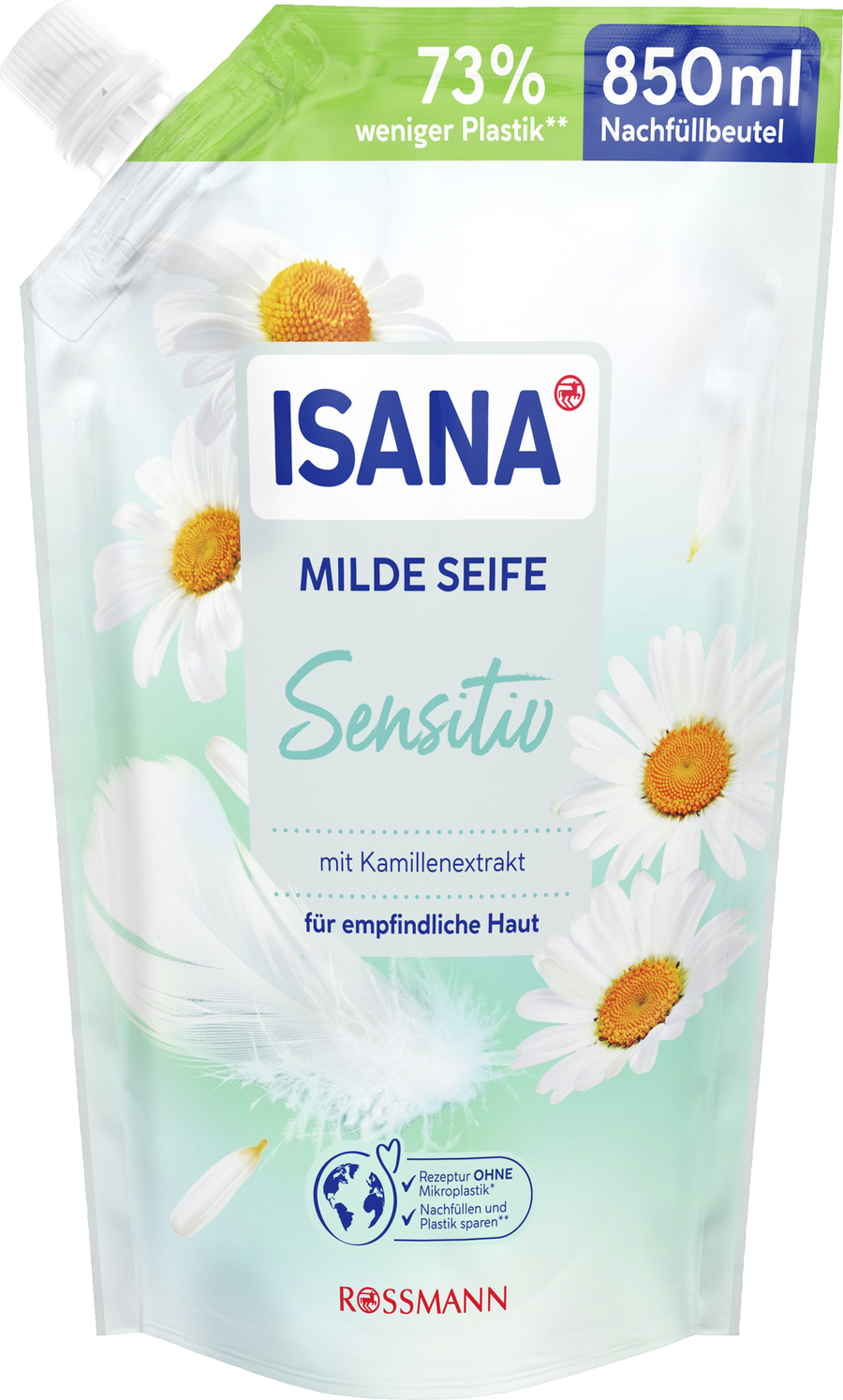 

Жидкое мыло ISANA Milde Seife Sensitiv Nachfüllbeutel