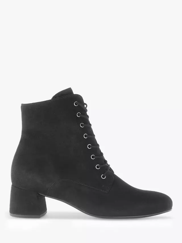 

Ботильоны Gabor Aspen Suede Lace-Up, черный