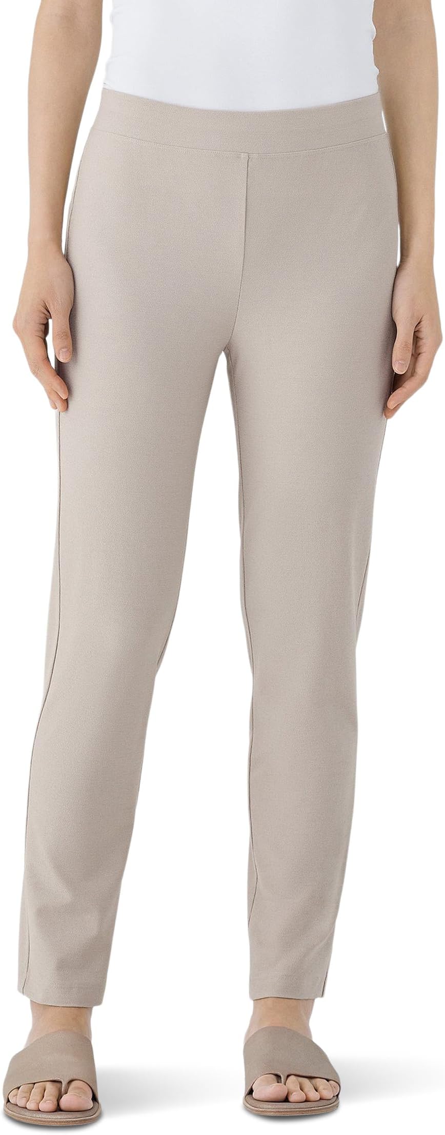 

Брюки Eileen Fisher Petite Slim Ankle Pant, цвет Steel