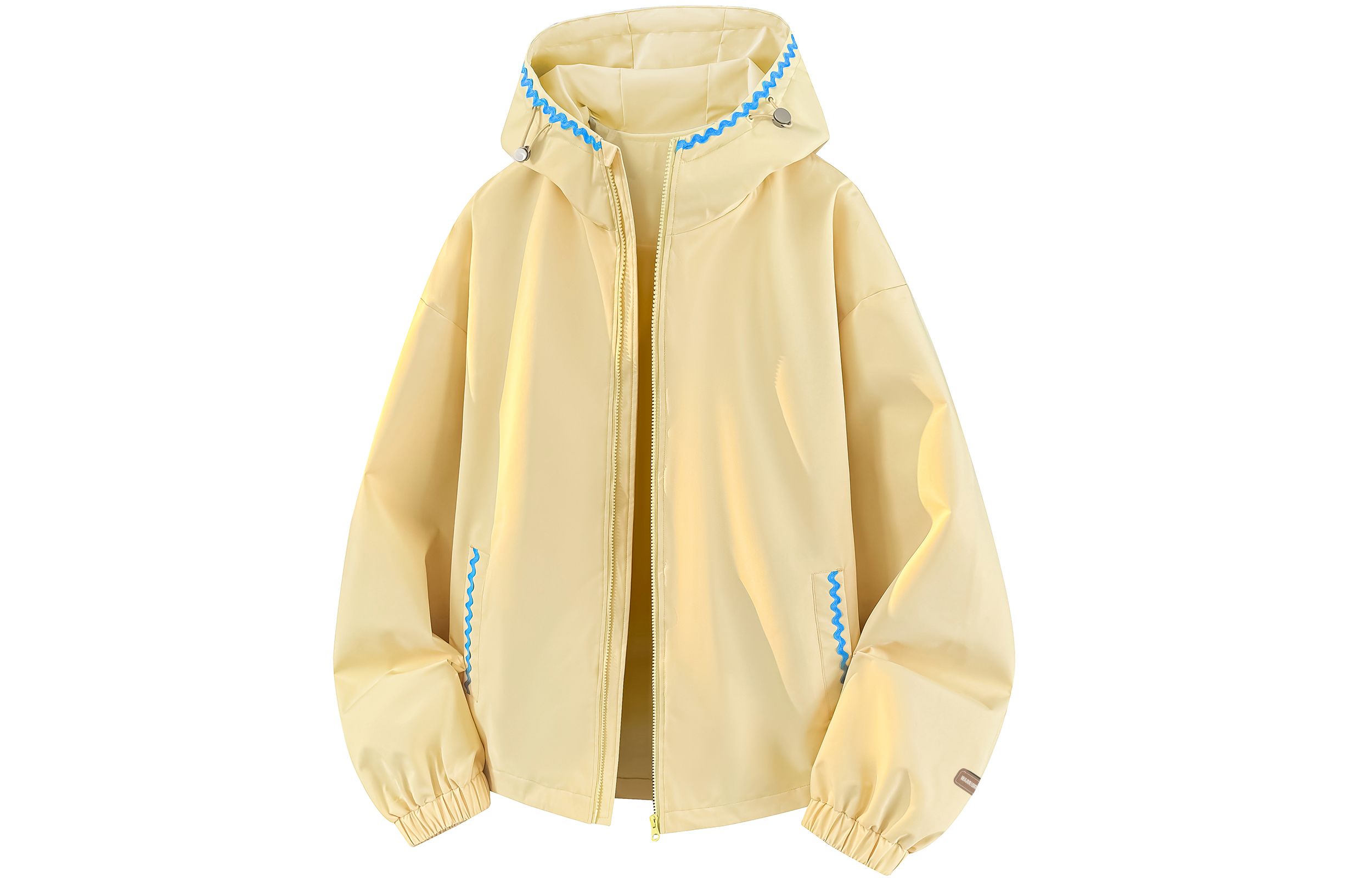 

Куртка Unisex Hooded Moderate Workwear WARRIOR, светло-желтый[free diy badge]