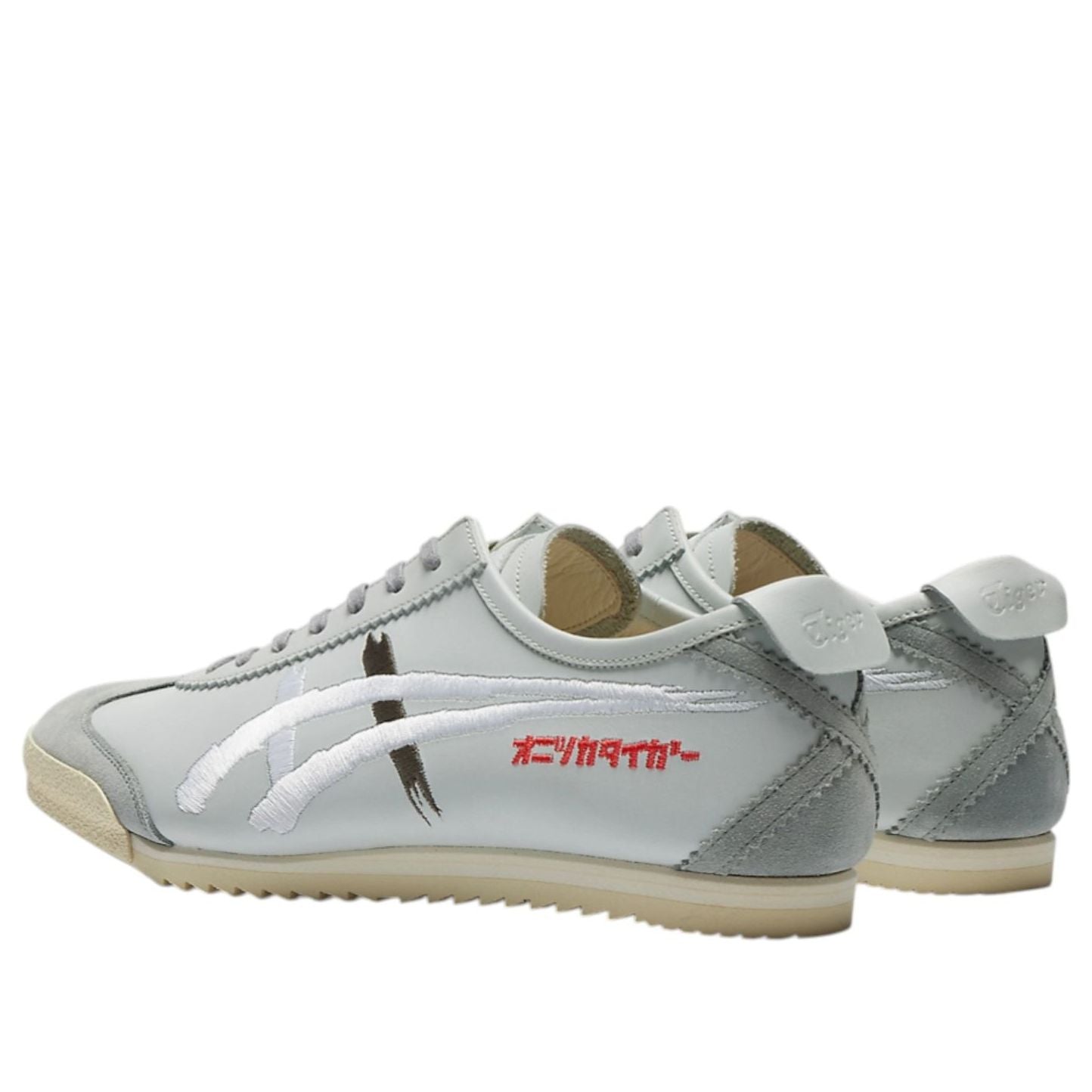 Кроссовки (WMNS) Onitsuka Tiger Mexico 66 Deluxe 'Piedmont Grey White Red' — фото 3