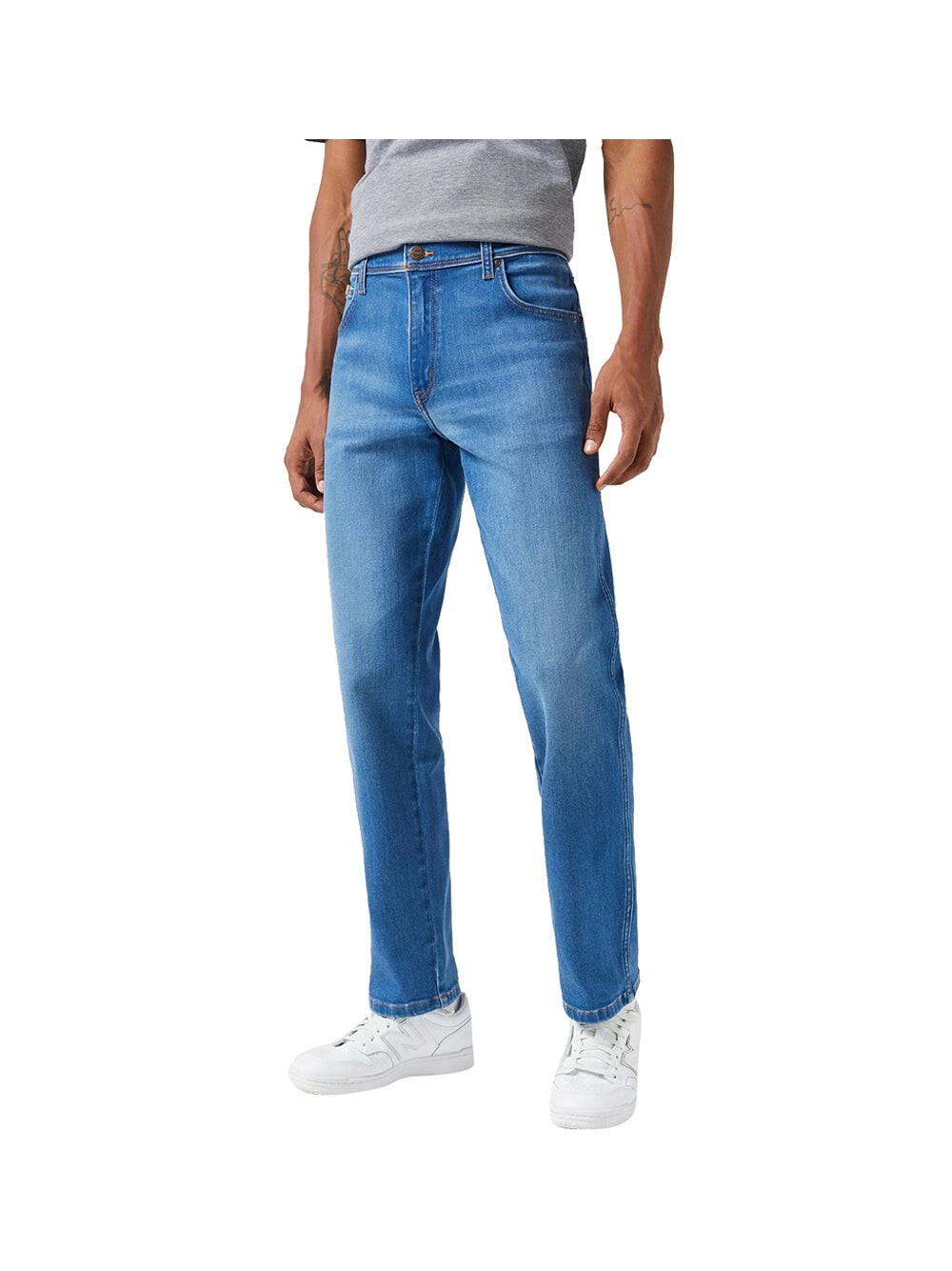 

Синие мужские джинсы WRANGLER