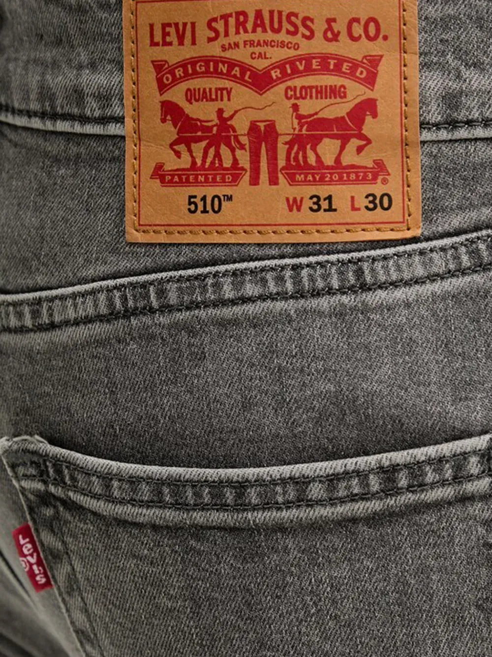 Джинсы с пятью карманами Levi'S, серый — фото 4