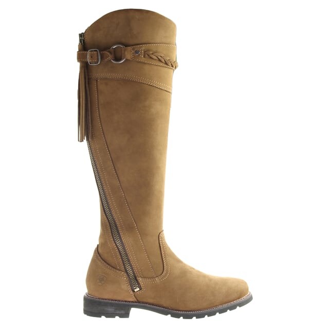 Женские сапоги Ariat высокие на молнии, коричневый