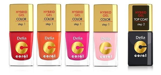 

Гибридный гель-лак для ногтей коралловый 65 11 мл Delia Cosmetics