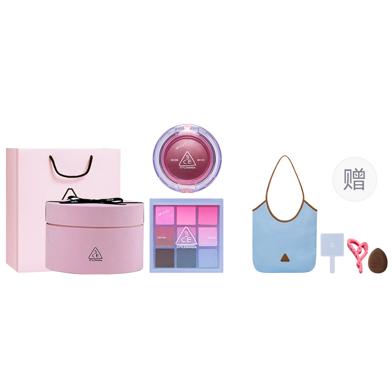 

3CE Набор для макияжа MUUT из двух кремовых теней и румян легко растушевывается и хорошо держится