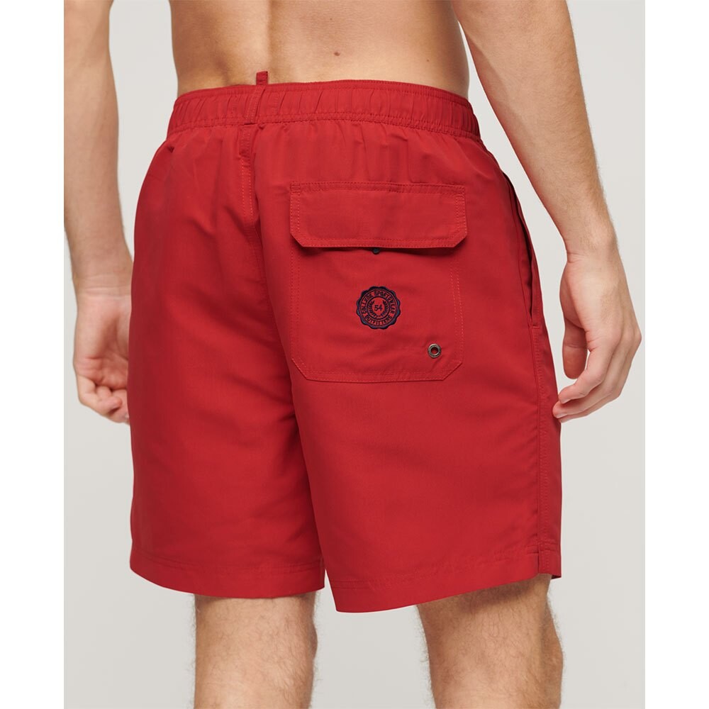 Шорты для плавания Superdry Vintage 17´´ Swimming Shorts, красный — фото 2