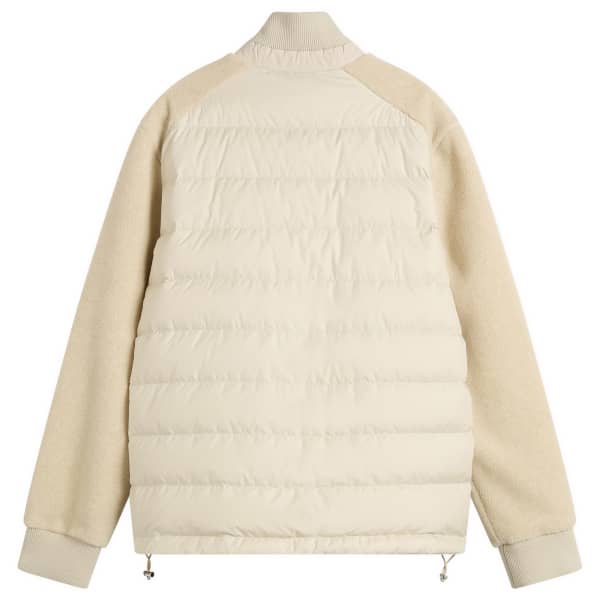 Флисовая куртка-мешок на молнии Moncler, бежевый — фото 2