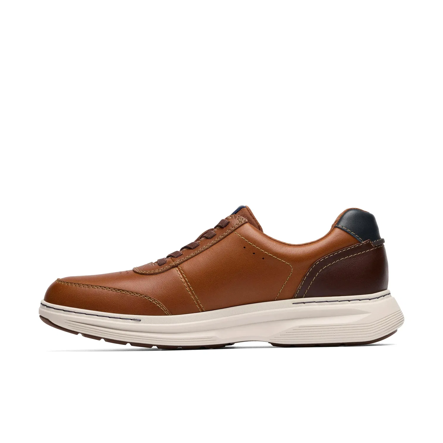 Туфли кожаные на шнуровке Clarks, коричневый — фото 2