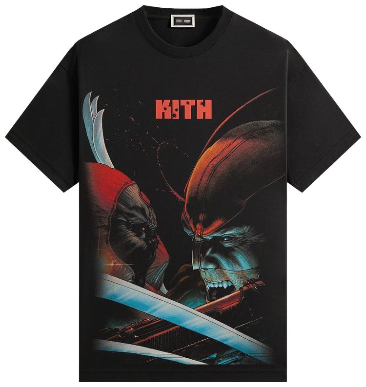 

Винтажная футболка Kith x Marvel Deadpool, черный