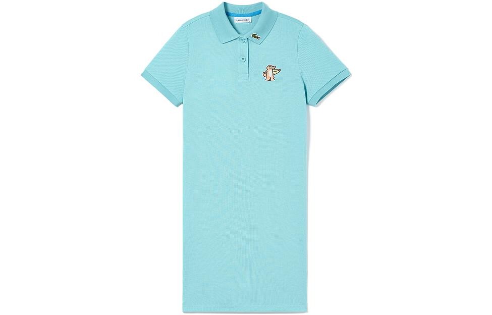 

Платье с короткими рукавами женское Tide Blue Lacoste