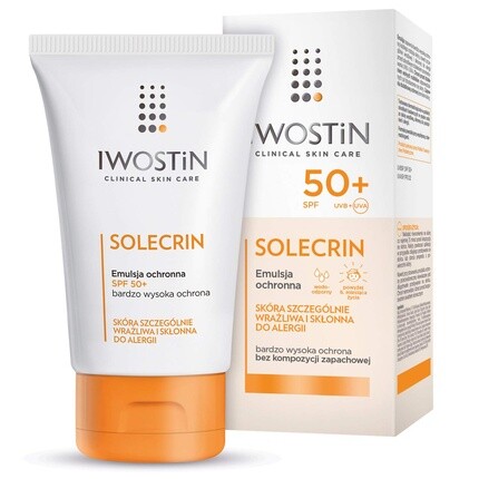 

Solecrin Защитная эмульсия с солнцезащитным кремом SPF 50+ 100мл, Iwostin