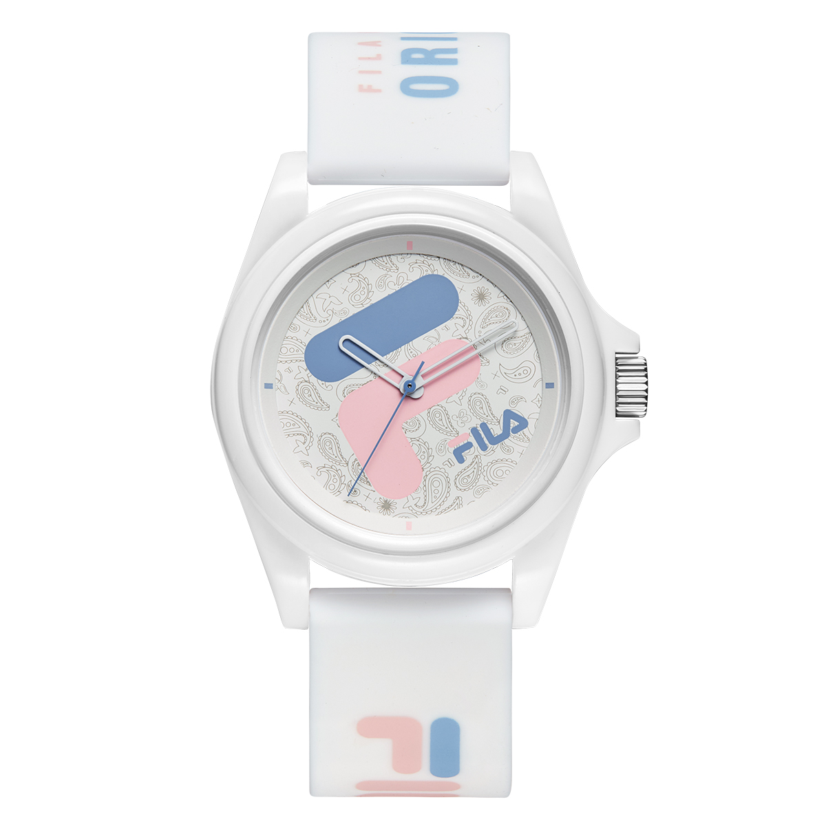 

FILA Часы 6113 Collection Wrist Watch Quartz Movement Silicone Strap White Dial Unisex