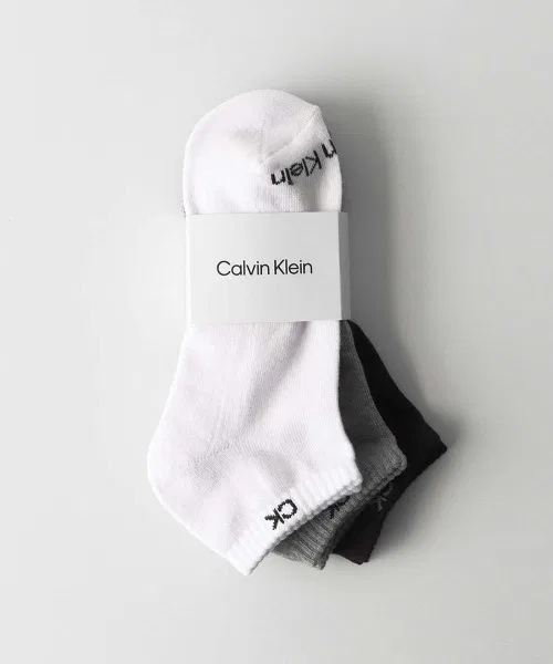 3 пары носков Calvin Klein антибактериальные спортивные с махровой подошвой, мульти — фото 2
