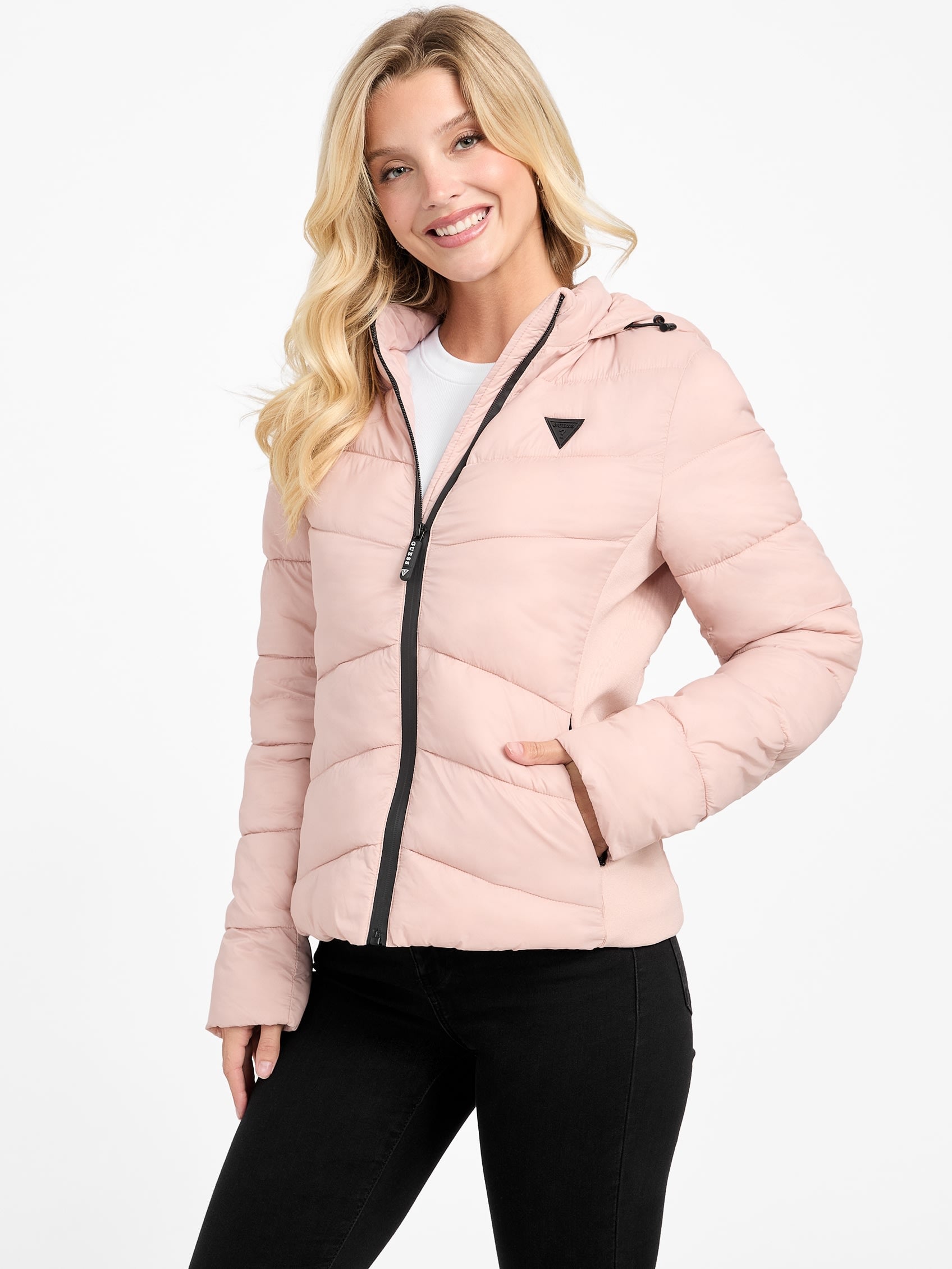 

Куртка с капюшоном Juli Guess Factory, цвет vapor rose