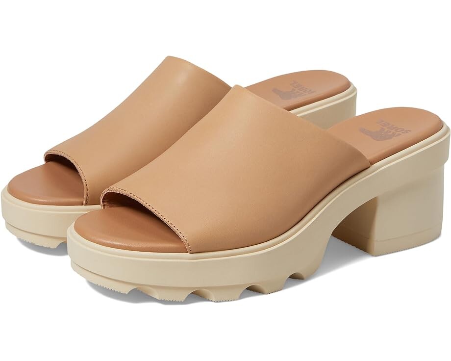 

Туфли SOREL Joanie Heel Slide, цвет Honest Beige/Bleached Ceramic