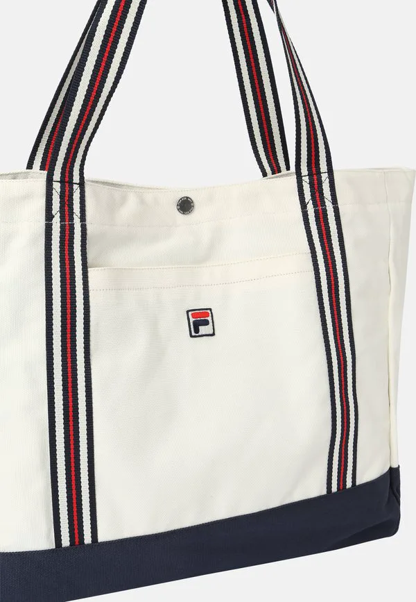 

Пляжная сумка для покупок carliano heritage tape Fila, Egret-Black Iris