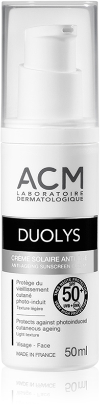 

Duolys антивозрастной защитный дневной крем SPF 50+ Acm, 50 мл