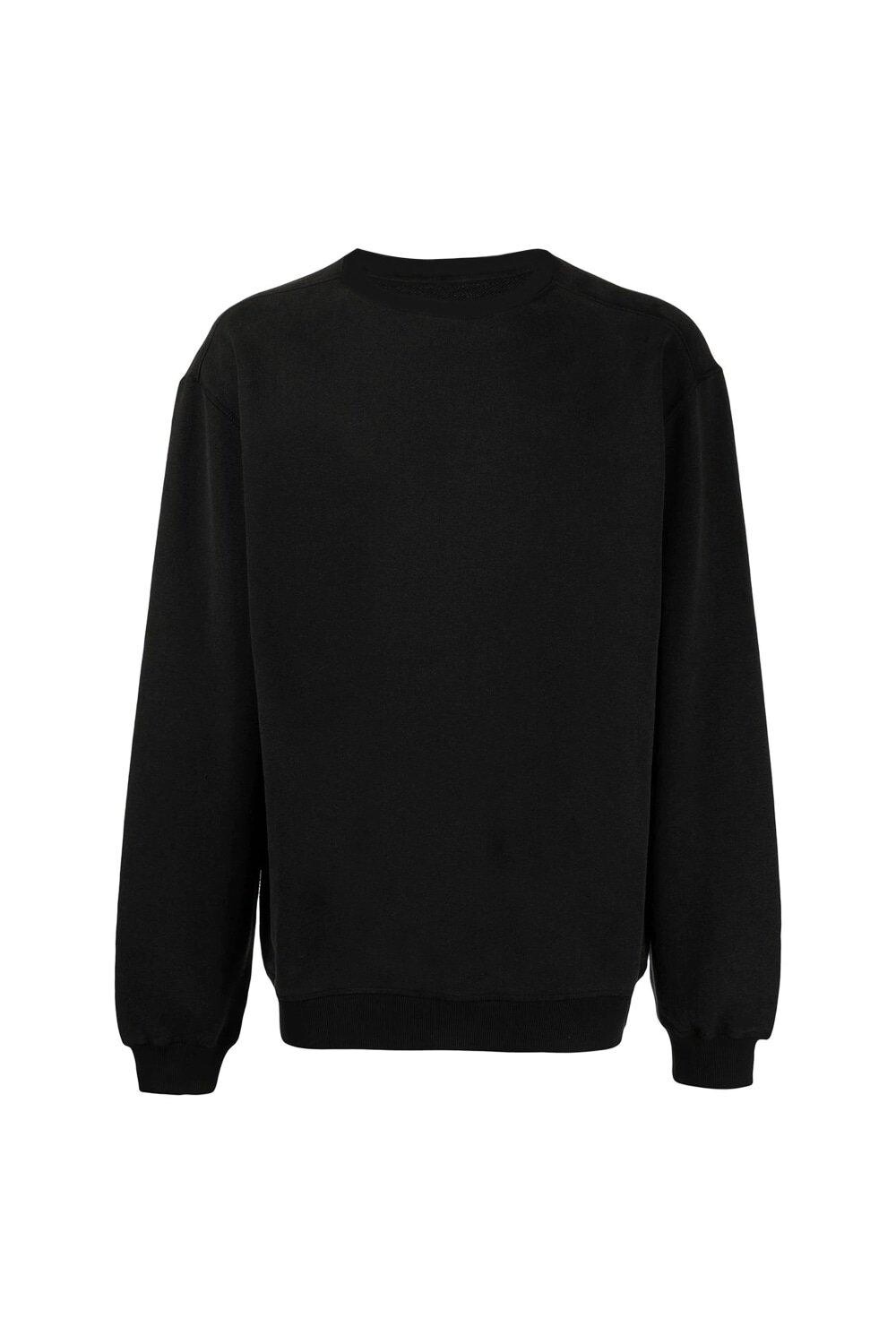 

UCC 50 50 Тяжелый однотонный втачной топ-толстовка Ultimate Clothing Collection, черный