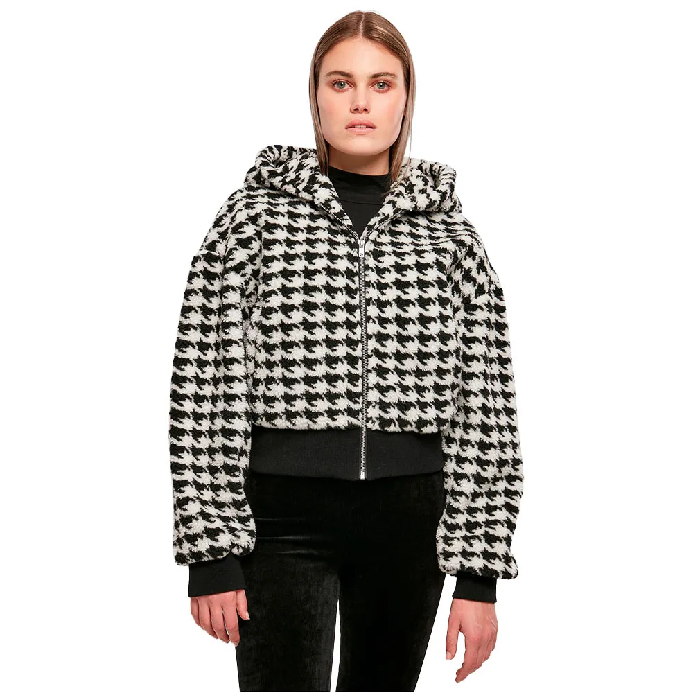 

Куртка Urban Classics Short Oversized AOP Sherpa, белый