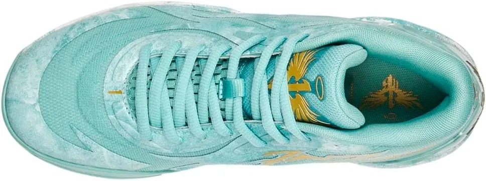 Мужские баскетбольные кроссовки PUMA Lmb X Mb.02 Jade - зеленые — фото 4