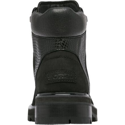 Ботинки женские SOREL Lennox Hiker Stkd WP кожаные, черный — фото 2