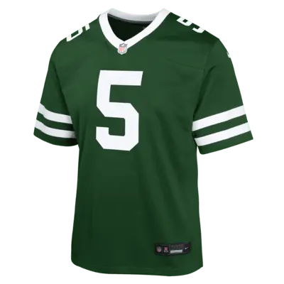 

Джерси Nike Garrett Wilson New York Jets, зеленый